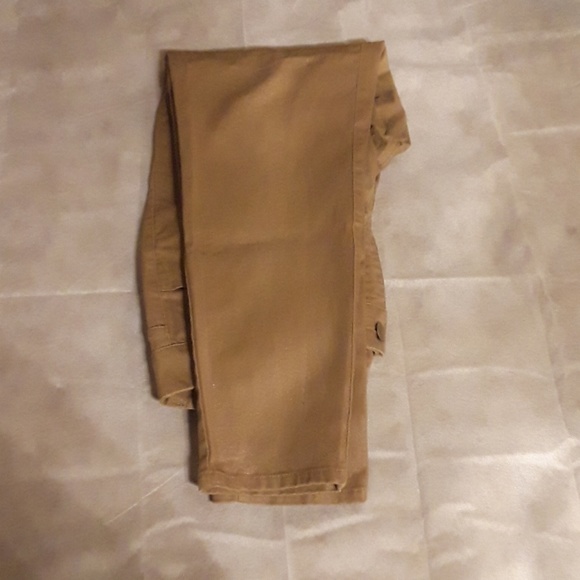 LANE BRYANT SHIMMERY GOLD PANTS - Picture 3 of 8